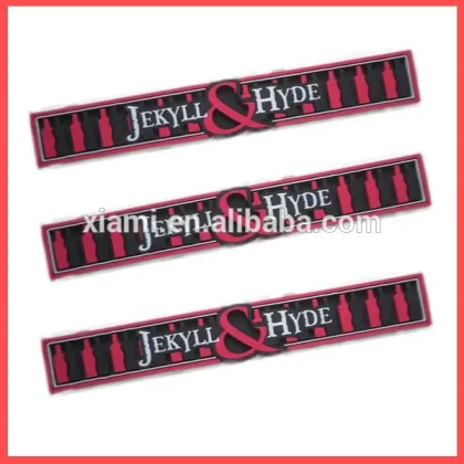 bulk production good price engraved words bar mat pvc