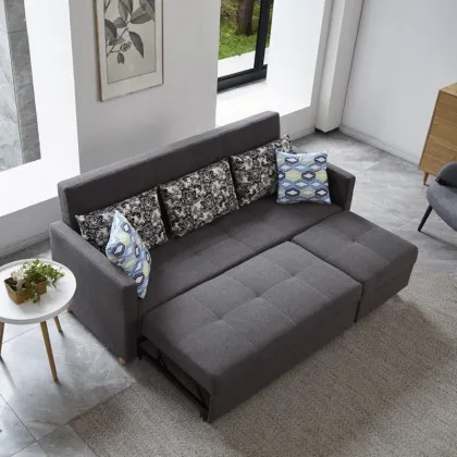 Transformable L-shape living room furniture