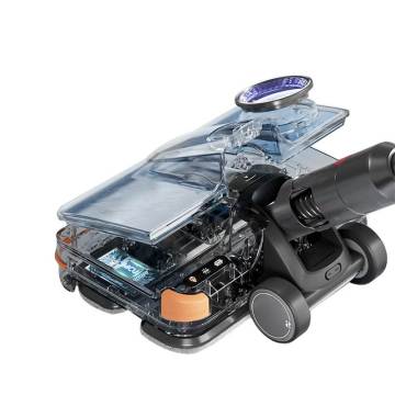 Sikat lantai kepala kering dan basah dengan lampu depan LED untuk vakum dyson
