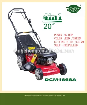 2015 top 173cc 4 in 1 manual hand lawn mower