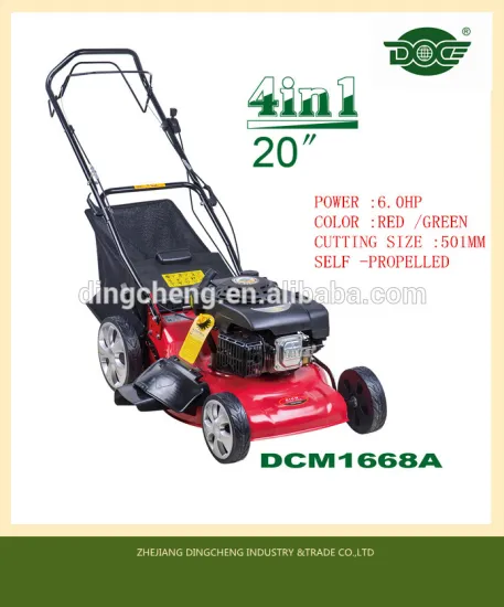 2015 top 173cc 4 in 1 manual hand lawn mower