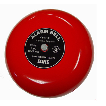 6\" Electric Bell Alarm Fire Bell 12V 24V 120V 240V