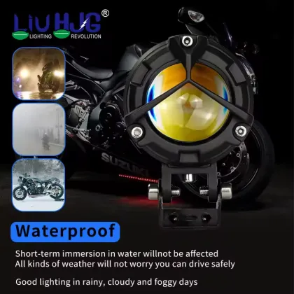 LIUHJG Custom OEM ODM Motorcycle Lighting System Projector Led Driving Fog Lights for Bike