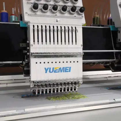 Yuemei High-Quality 2-Head Multi-Needle Embroidery Machine Comparable to Promaker