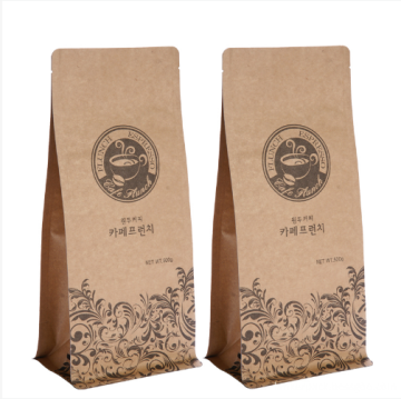 Kraft Paper Coffee Bags With Valve