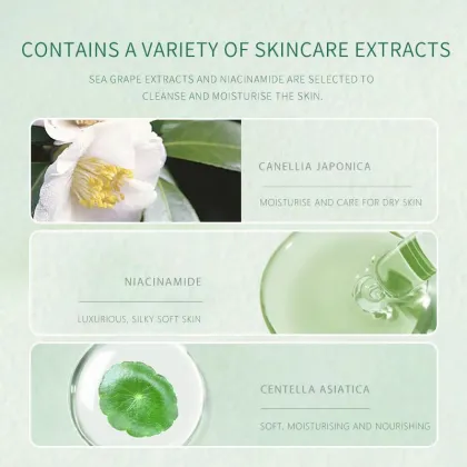 OEM ODM Factory Hydrate Centella Asiatica Niacinamide Exfoliating Gel Body Scrub