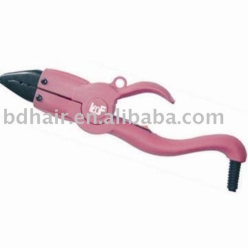 fusion hair extension connector, hair extension iron, hair iron