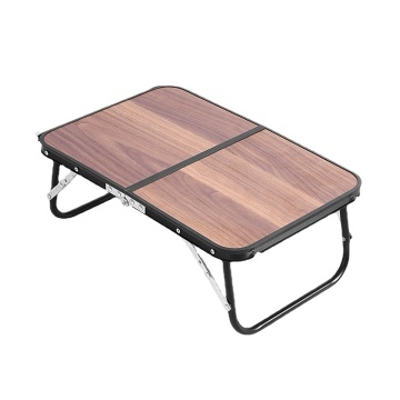 Japanese Style Lightweight Portable Aluminum Alloy Walnut Foldable Camping Table