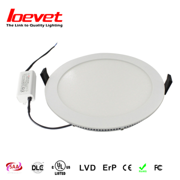 100lm/w round led panel light 12w