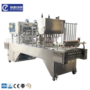 Automatic Ice Cube Cup Filling Sealing Capping Machine