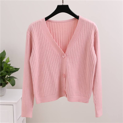 Maglione per maglieria rosa da donna