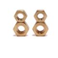 DIN934 M2- M64 brass hex nuts