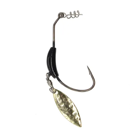 Bulk Big Game Saltwater Fishing Tackle: Sequins Barbed Jig Lead Head Wide Belly Crank Hook