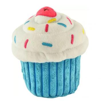 Blue cupcakes children's pet plush toy