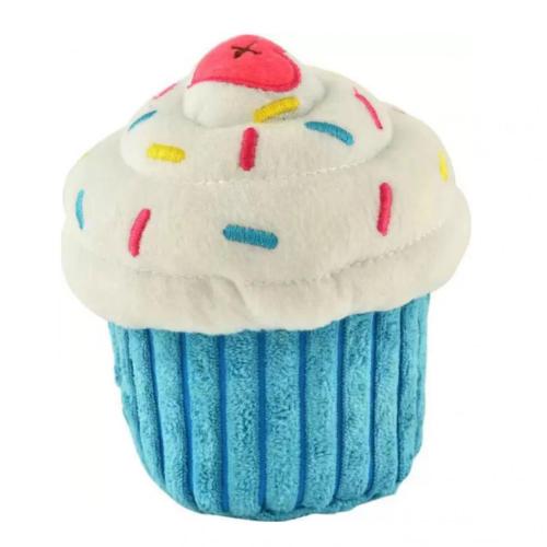 Blue cupcakes children's pet plush toy