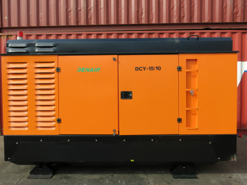 15m3/min 10bar diesel skid mounted air compressor exported to South Africa