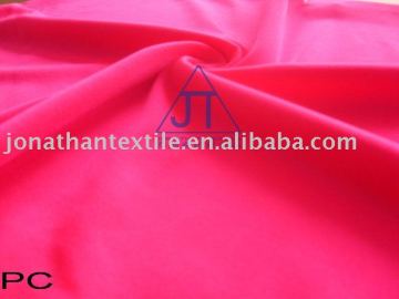 Solid Red color P.B.T/polyester fabric for swimsuits , sportswear , fitness wear