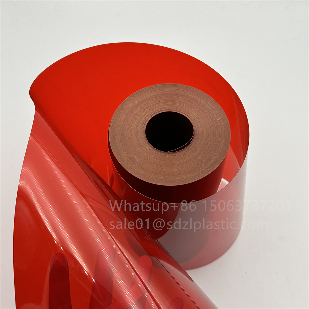 Red Pvc Blister Thermoforming Pharmaceutical Sheet 9 Jpg