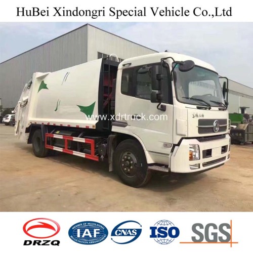 Dongfeng 12cbm Capacity Compressed Garbage Truck