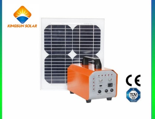 10W Mini DC bärbar Solar Power System