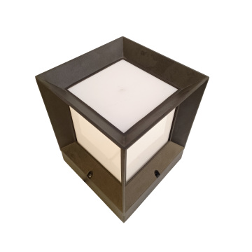 Modern Aluminum Base Waterproof Square Lamp for Commercial Landscape