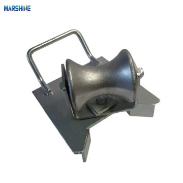 Rouleau de conduit pivotant à rouleau de bord en aluminium MARERS-76