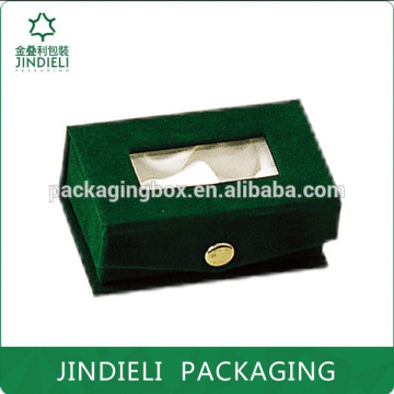 cardboard cheap perfume gift box with pvc window