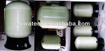 Industrial FRP water softener tank