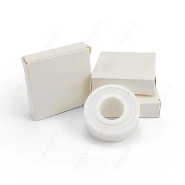 Non-Magnetic ZrO2 Ceramic Bearing 6004 2RS PTFE Cage 20x42x12 mm