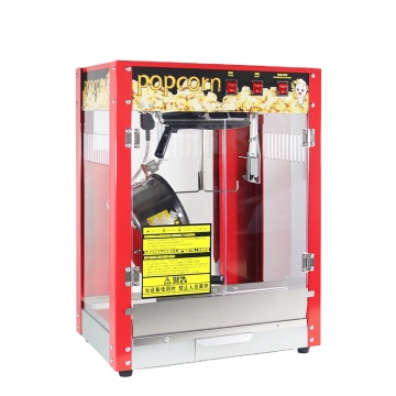 Professional Grade 8oz Automatic Popcorn Machine: Single Kettle Popcorn Maker for Commercial Use
