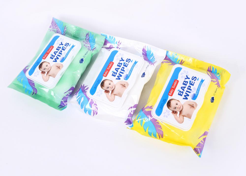 25 Sheets Soft Baby Wet Wipes