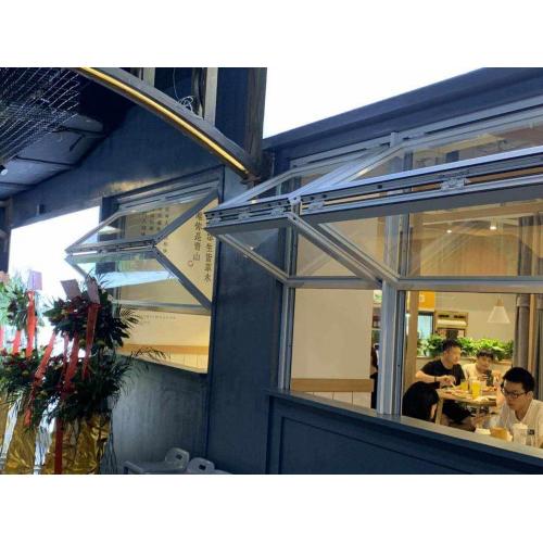 Fold Up Glass Windows Modern aluminum folding window Factory