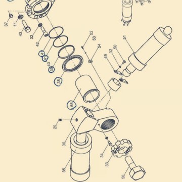Sany Concrete Pump Oil Filter Spare Parts