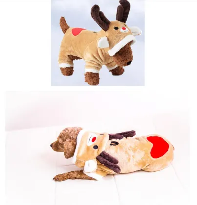 Autumn and winter four-legged dog clothes