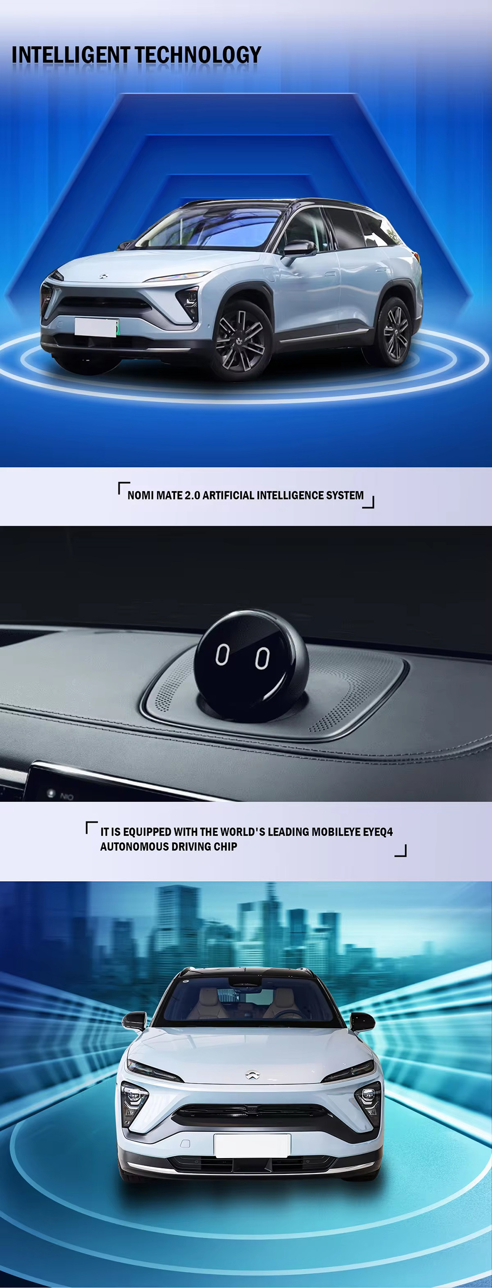 Medium-sized family car NIO ES6 Medium-sized family car NIO ES6