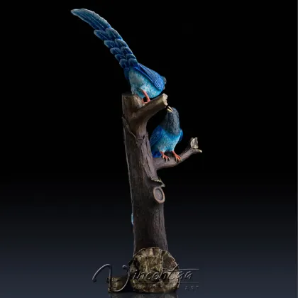 online shopping collectibles metal craft bronze magpie statue