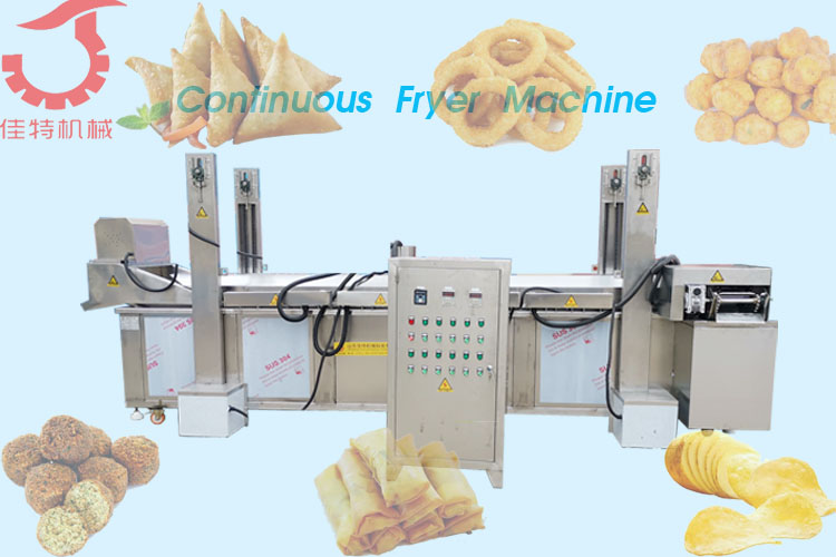 Noodle Frying Rotation Machine Continuous Fryer Onion Groundnut Noodle Frying Machine With Conveying ...