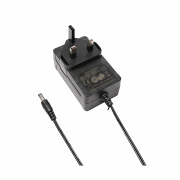 24W UK Plug DC Power Adapter for Monitors