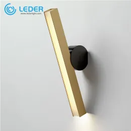 LEDER Black Metal Indoor Wall Lamp