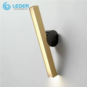 LEDER Black Metal Indoor Wall Lamp