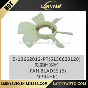 5136620120 5-13662012-PT NPR 4HE1 FAN BLADES (6) AUTO FAN BLADE