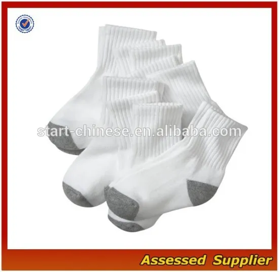 Custom White Grey Cotton Baby Cute Socks/Wholesale Baby Socks Manufacturer in China