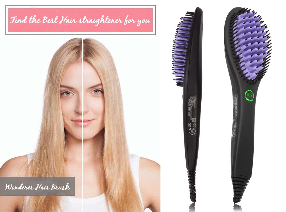 Wonderer Hair straightener brush