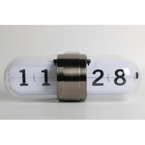 Black Capsule Flip Desk Clock