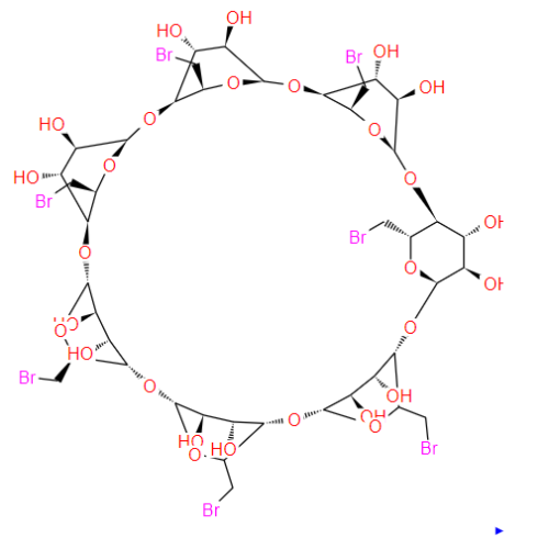 Heptakis- (6-bromo-6-deoxy) -p-cyklodextrin Cas: 53784-83-1