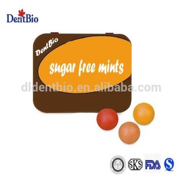 tin packaging sugar free tablet mints candy mints