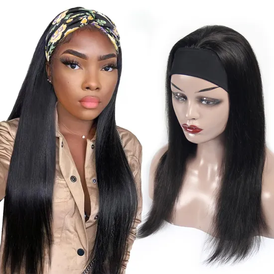 headband wig curly human hair,glueless lace wigs 100% virgin human hair cuticle,unprocessed black human hair wigs