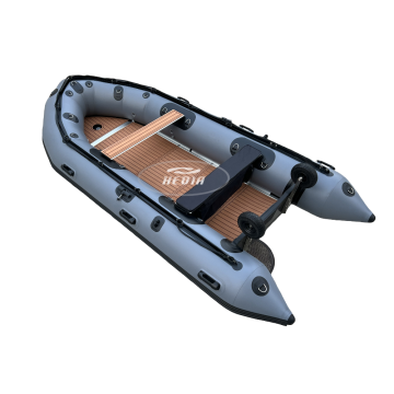 Factory Hot Sale PVC Fishing Boat with CE Certification, 3.8m Aluminum Floor Inflatable Boat