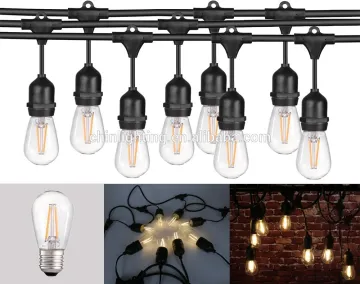 2017 outdoor string waterproof christmas light string light S14 bulb string light