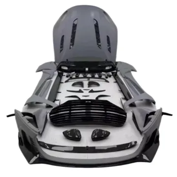 M-style Carbon Fiber Front and Rear Bumpers, Rear Spoiler, Side Skirts Body Kit for Aston Martin DB11